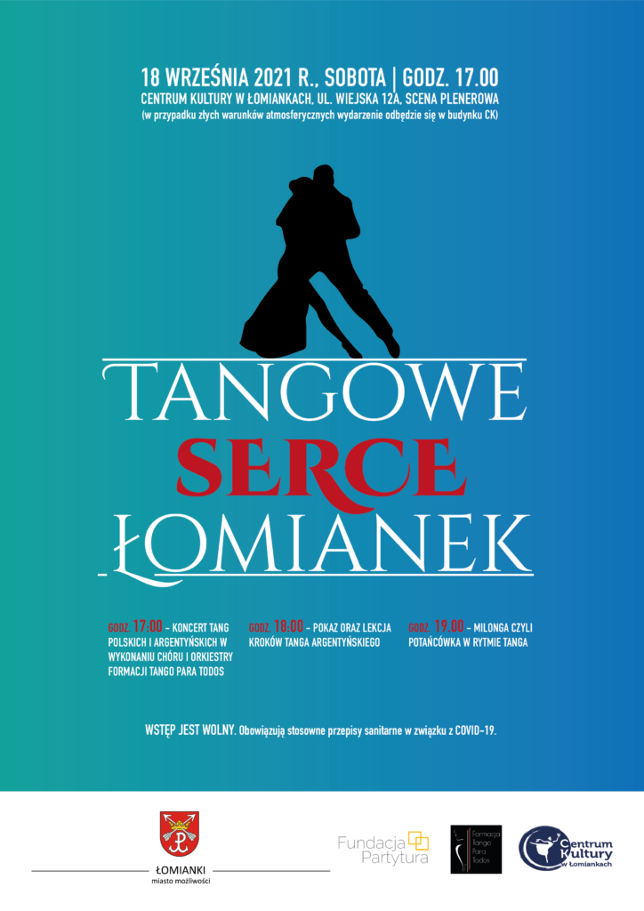 Plakat Tangowe serce Łomianekk