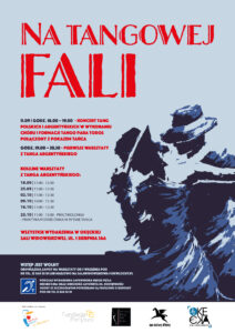 Plakat wydarzenia "Na tangowej fali"