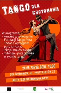 Plakat Tango dla Chotomowa 